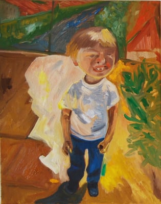 Johan Kokov, "Le Petit", huile sur toile, 2013, coll. privée du peintre