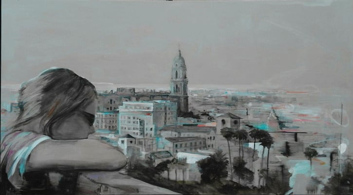 Extramuros. Museo Picasso. 2º Premio de Pintura Museo Picasso 2015. Fernando Wilson