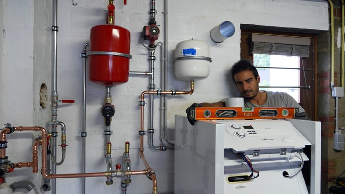 Installation chauffage central gaz