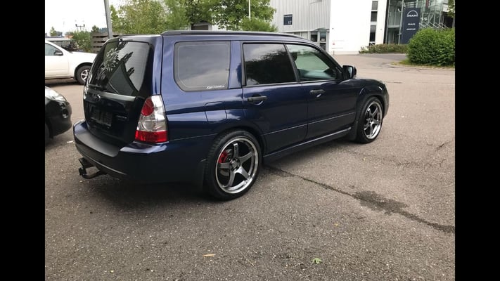 TIP-Tuning Forester Turbo mit D2 Gewindefahrwerk und Advan Racing GT Felgen!😉