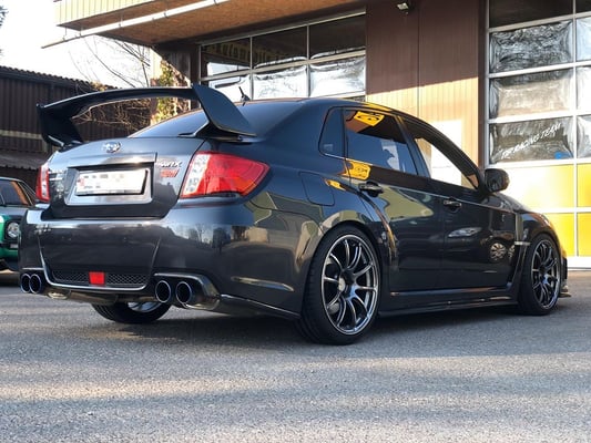 Schöner Subaru WRX STI ab grossem Service und neuen Reifen.😍🏁👍