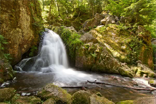 Petite cascade de Tendon, Vosges, France