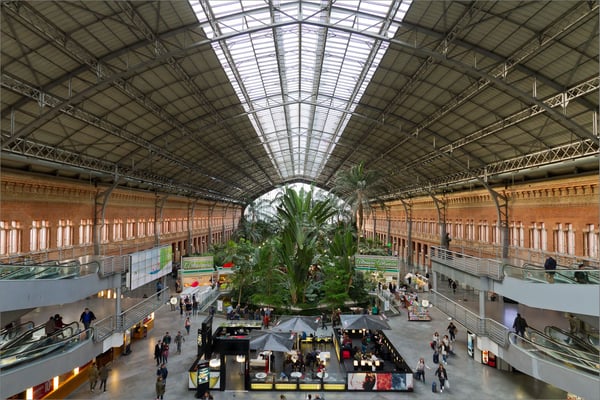 Gare d'Atocha, Madrid, Espagne