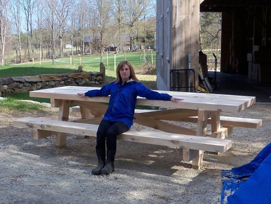 giant picnic table