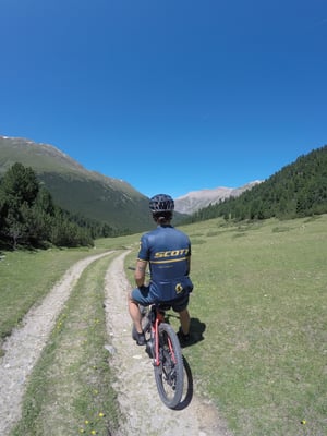 Moutainbike Tour: Samedan - Alp Prünella