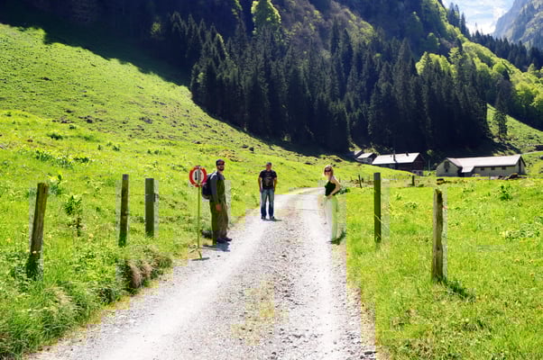 Wanderung Richtung Chäseren