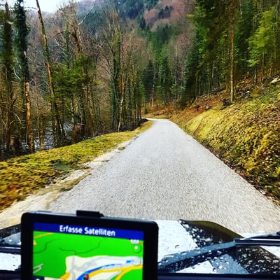 Heimfahrt am Ostersonntag