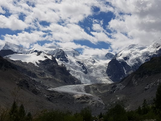 Trailrun zum Morteratsch Gletcher