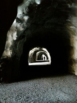 Einige Tunnels muss man durchlaufen