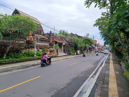 Ankunft im Landesinneren in Ubud