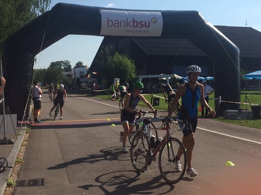 ..nach 20km Radfahren wieder zurück zur Wechselzone