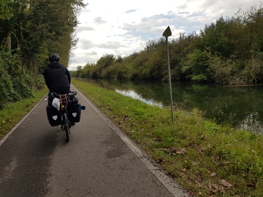 30 Kilometer gerade aus bis Pavia