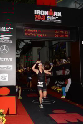 Knapp vor dem Gewitter eingelaufen