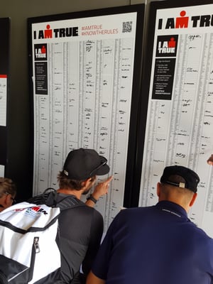 Einschreiben bei I AM TRUE - also kein Doping im Spiel