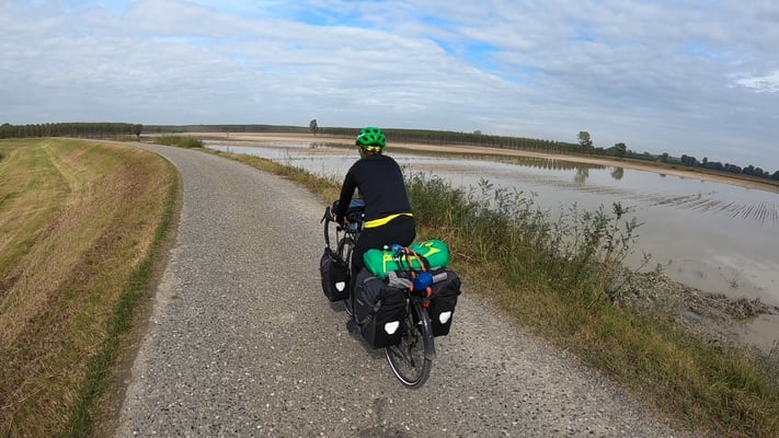 Weiter dem Po entlang Richtung Cremona