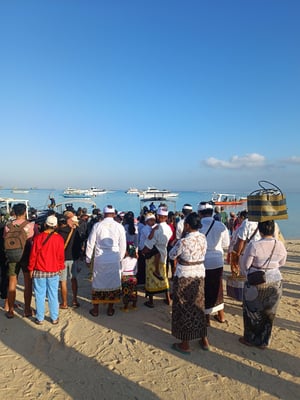 Abreise von Nusa Lembongan