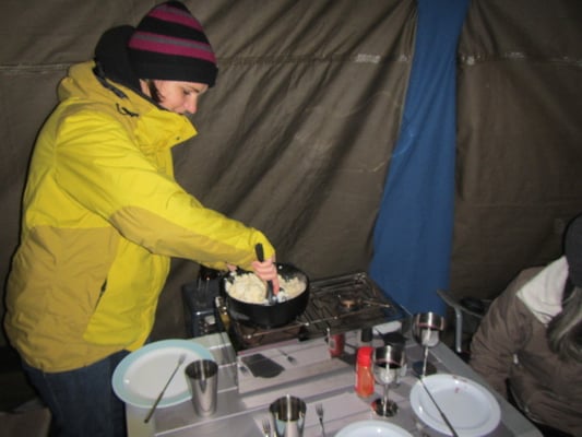 Fondue unter der Foxwing