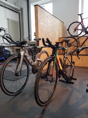 Verkauf des Triathlon Equipment