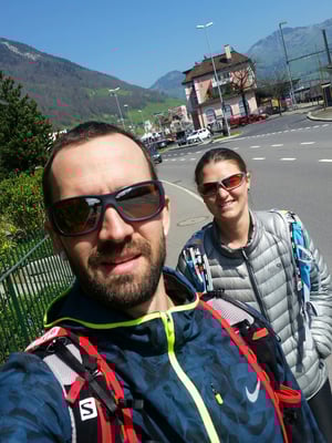 Zurück in Brunnen auf dem Weg zum Auto