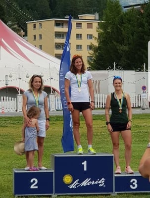 Podest mit Nicola Spirig