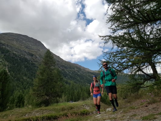 Trailrun zum Morteratsch Gletcher
