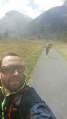 Fast geschafft, die letzten Meter in Flüelen