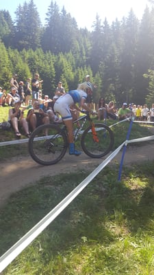 Jolanda Nef in Action... schaffte es auf den 3. Platz