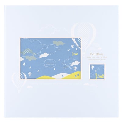 ブルー（表紙写真入り）お宮参り