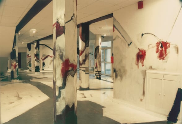 Corine_Sylvia_Congiu-12_1993-SENLIS_commande_publique_lycee_Hugues Capet-Senlis_Vue du fond