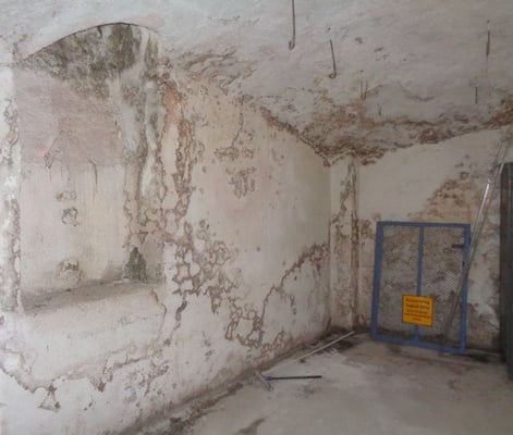 Kellersanierung  vorher