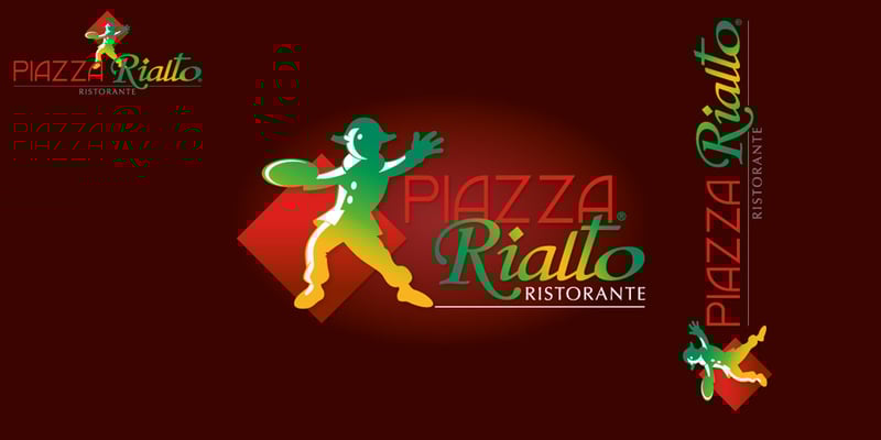 Création mascotte restaurant italien : Piazza Rialto (Floride USA)