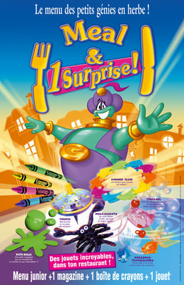 Poster : Meal & 1 Surprise • © Christophe Houlès, graphiste illustrateur