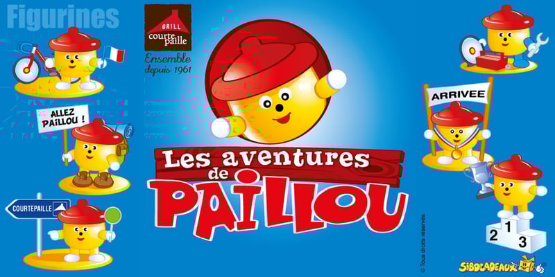 Déclinaison mascotte & création maquettes de figurines • SIBO / Courtepaille