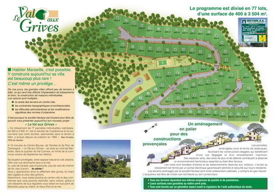 Plan de construction / Hectare • © recreacom.fr - Studio de création Christophe Houlès