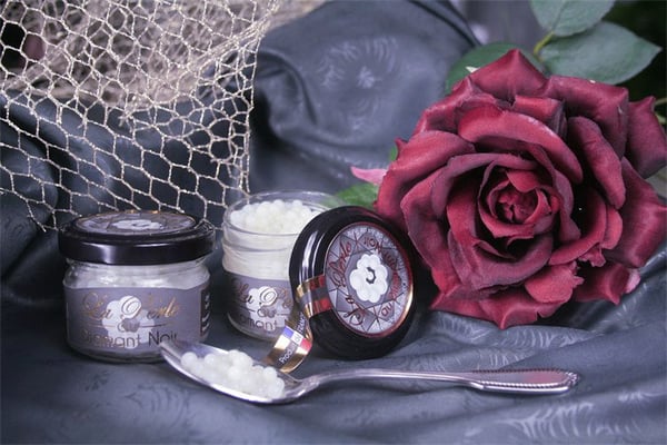 Création étiquette produit : La perle au Diamant noir • © Christophe Houlès, graphiste