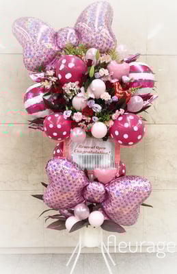 バルーンと生花のスタンド花　20000円(税込)