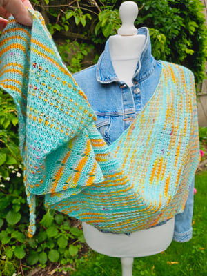 Strickanleitung | KüstenTuch No. 5 Wellenschlag