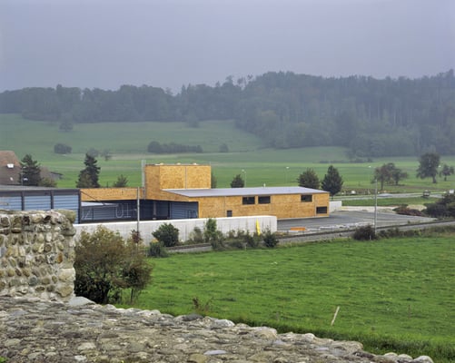Foto: Mark Röthlisberger / Hopf & Wirth Architekten ETH HTL SIA Winterthur, Neubau Erweiterung Werkhof Pfäffikon