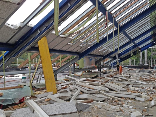 Hopf und Wirth Architekten Winterthur ETH HTL SIA, Erweiterung Turnhallen Berufsbildungsschule Winterthur, Abbruch