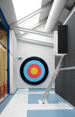 Hopf und Wirth Architekten ETH HTL SIA  Winterthur, Erweiterung Turnhallen Berufsbildungsschule Winterthur, Kunst am Bau Christopher T. Hunziker