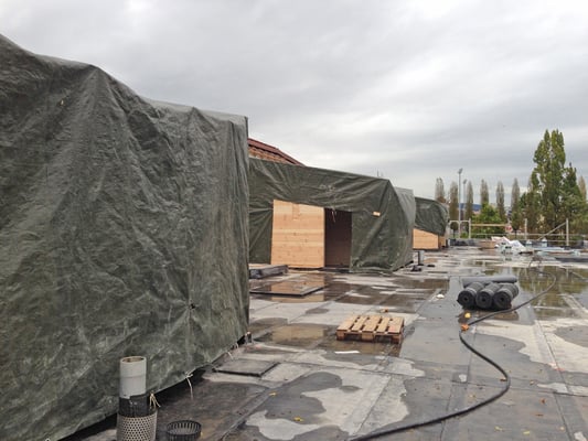 Hopf und Wirth Architekten ETH HTL SIA Winterthur, Erweiterung Turnhallen Berufsbildungsschule Winterthur, Holzbau