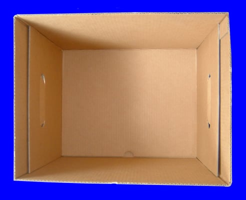 側面付の底と、フラップ底の２重になります。