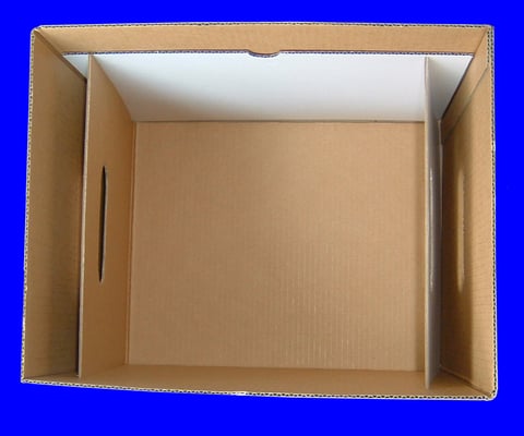 図のように中で左右を開いて