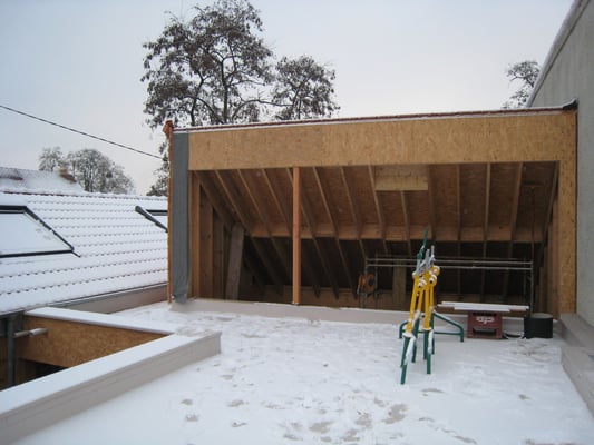 lucarne éclairage pièces du fond
