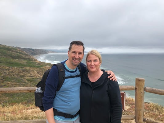 Wanderung im Torrey Pines State Park