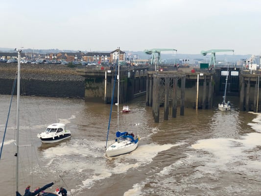 Schiffballett beim rausfahren!