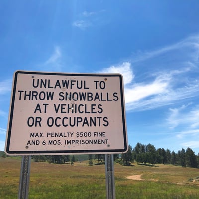 Ok, dann halt keine Schneebälle!