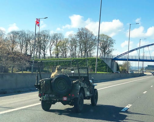 Abgehärtet sind sie hier in Wales!