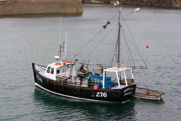 Fischerboot in Porthleven