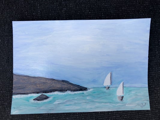 Ich habe mir Farben gekauft.....